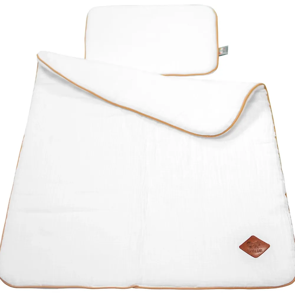 Sevira Kids Set berceau couverture et coussin en gaze de coton Jeanne* Couette
