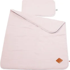 Set berceau couverture et coussin en gaze de coton Jeanne><noscript><img width=