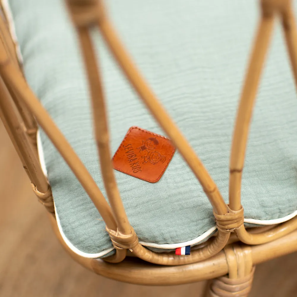 Set berceau couverture et coussin en gaze de coton Jeanne>Sevira Kids Online