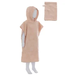 Set Cape et Gant de Bain Enfant Orta 70x55 cm Rose - Atmosphera>Atmosphera Créateur D'Intérieur Clearance