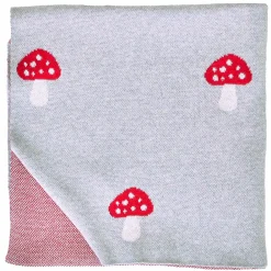 Sevira Kids Couverture en coton bio CHAMPI* Couverture