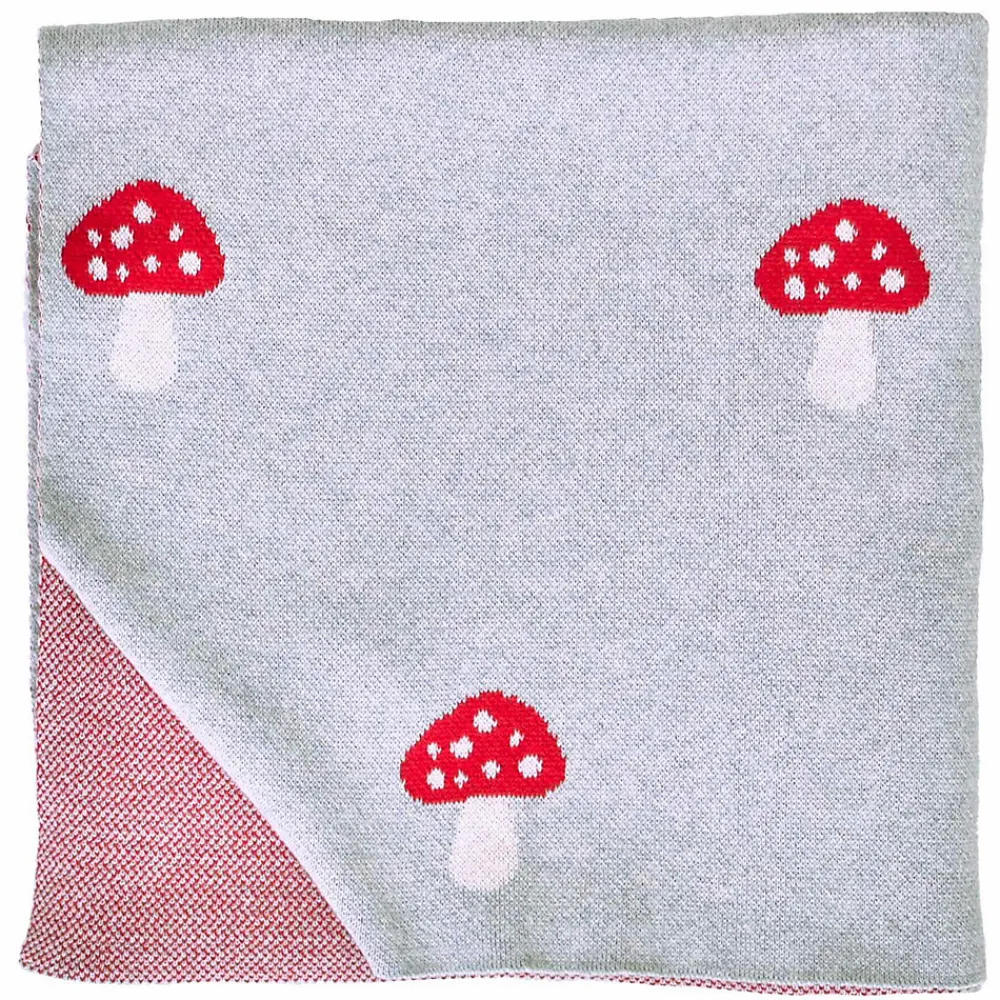 Sevira Kids Couverture en coton bio CHAMPI* Couverture