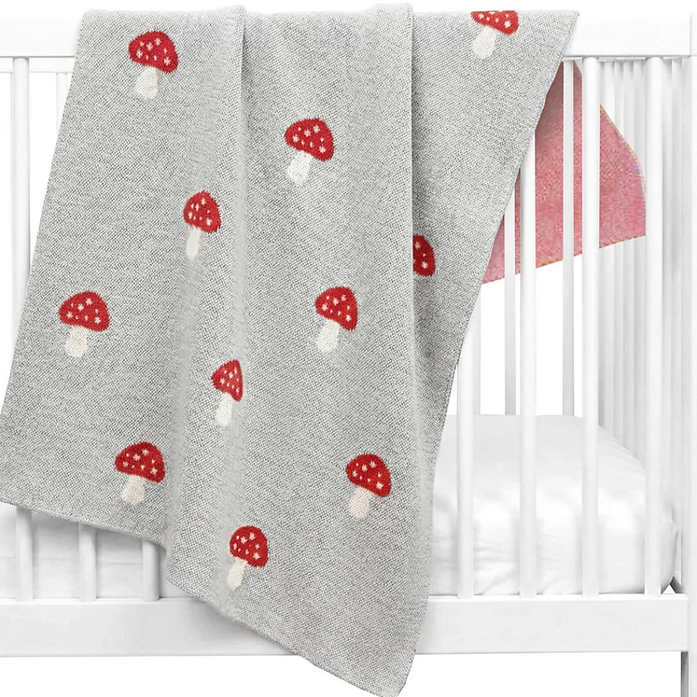 Sevira Kids Couverture en coton bio CHAMPI* Couverture