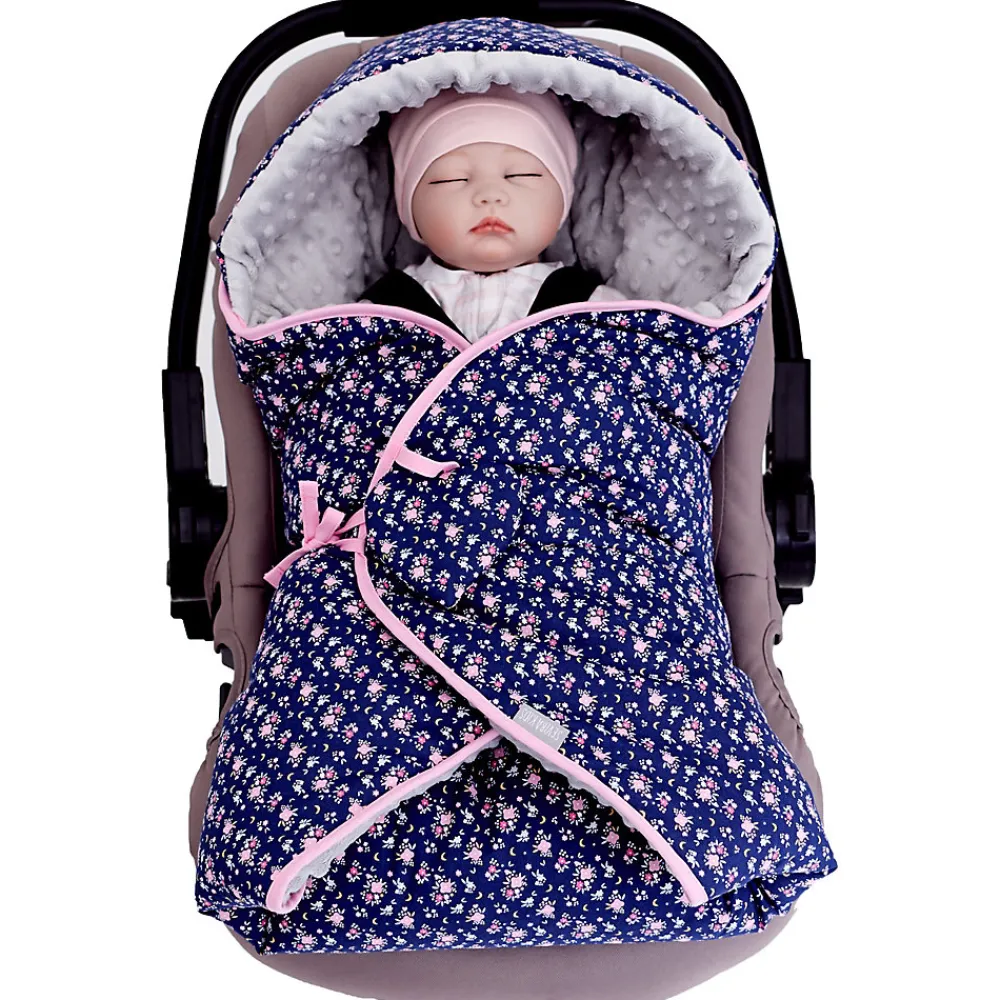 Couverture enveloppante réversible FLORE>Sevira Kids Online