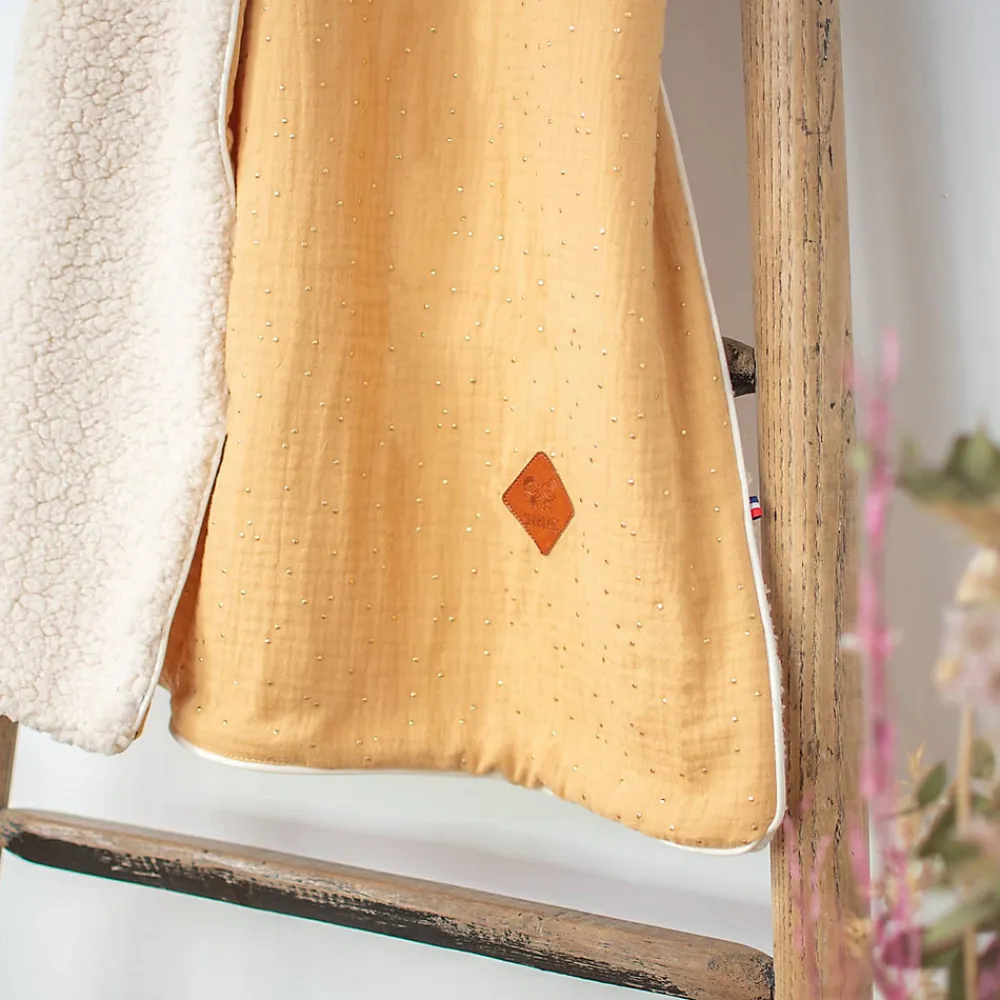 Couverture en gaze de coton et sherpa Jeanne>Sevira Kids Best