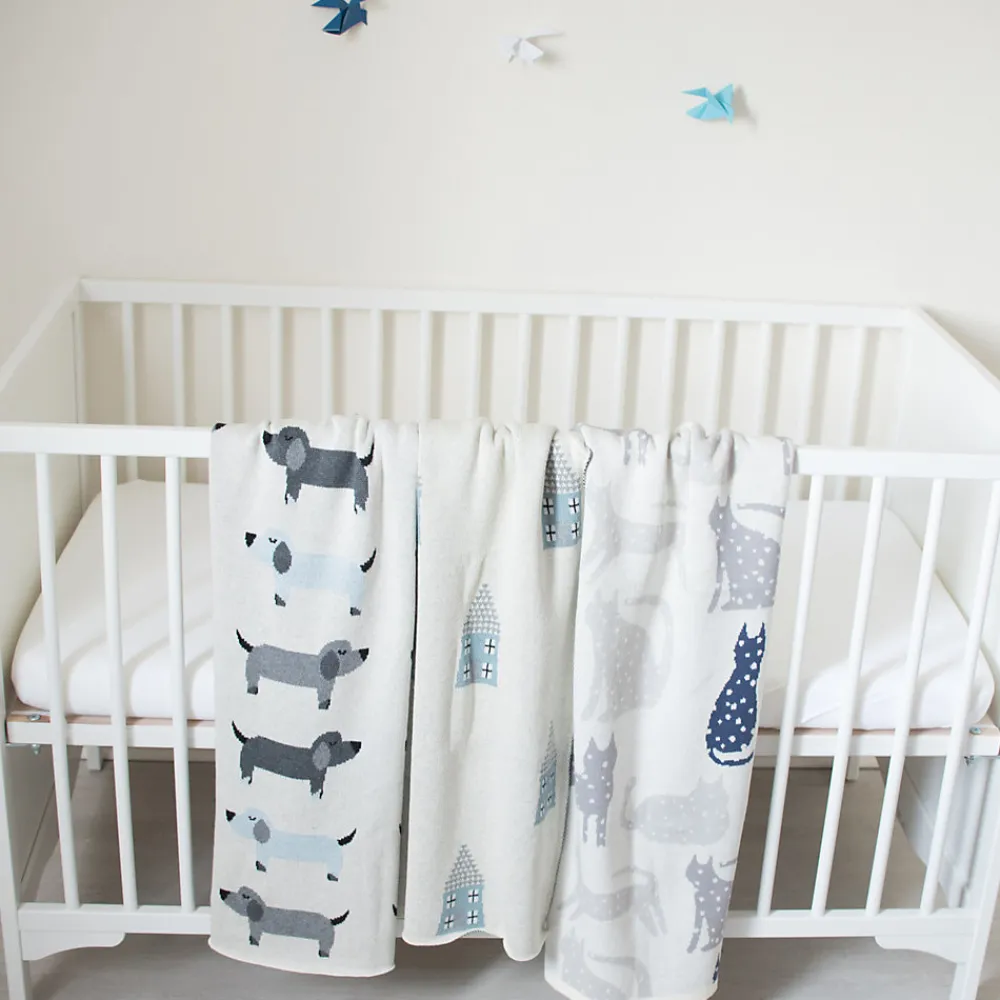 Couverture en coton bio Gots Chat>Sevira Kids Online