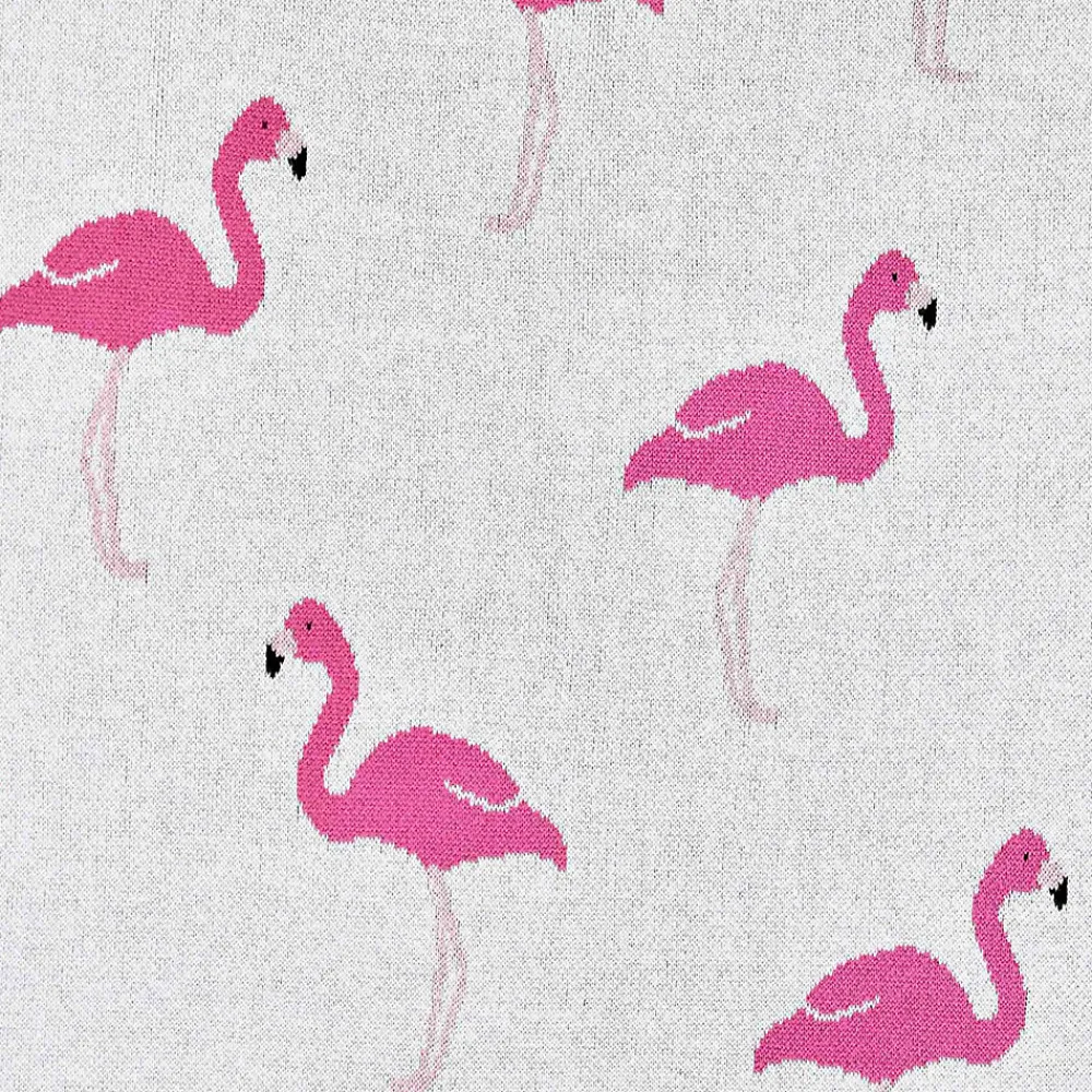 Couverture en coton bio FLAMANT ROSE>Sevira Kids Online