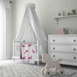 Couverture en coton bio FLAMANT ROSE><noscript><img width=