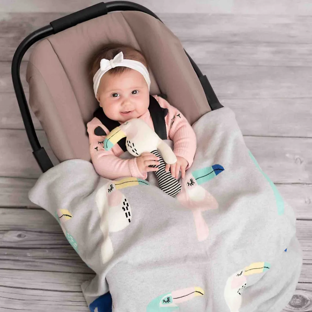Couverture en coton bio Gots TOUCAN>Sevira Kids New