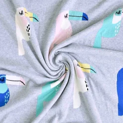 Couverture en coton bio Gots TOUCAN><noscript><img width=