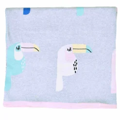 Couverture en coton bio Gots TOUCAN><noscript><img width=