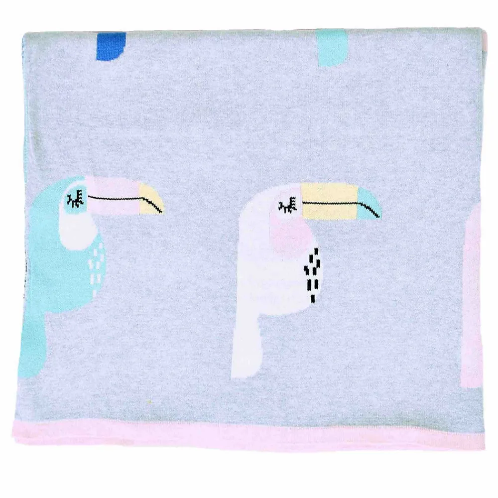 Couverture en coton bio Gots TOUCAN>Sevira Kids New