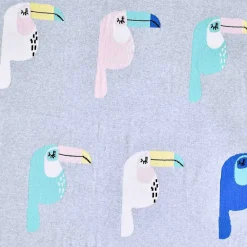 Couverture en coton bio Gots TOUCAN><noscript><img width=