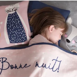 Sevira Kids Couverture en coton bio Gots Chaton* Couverture