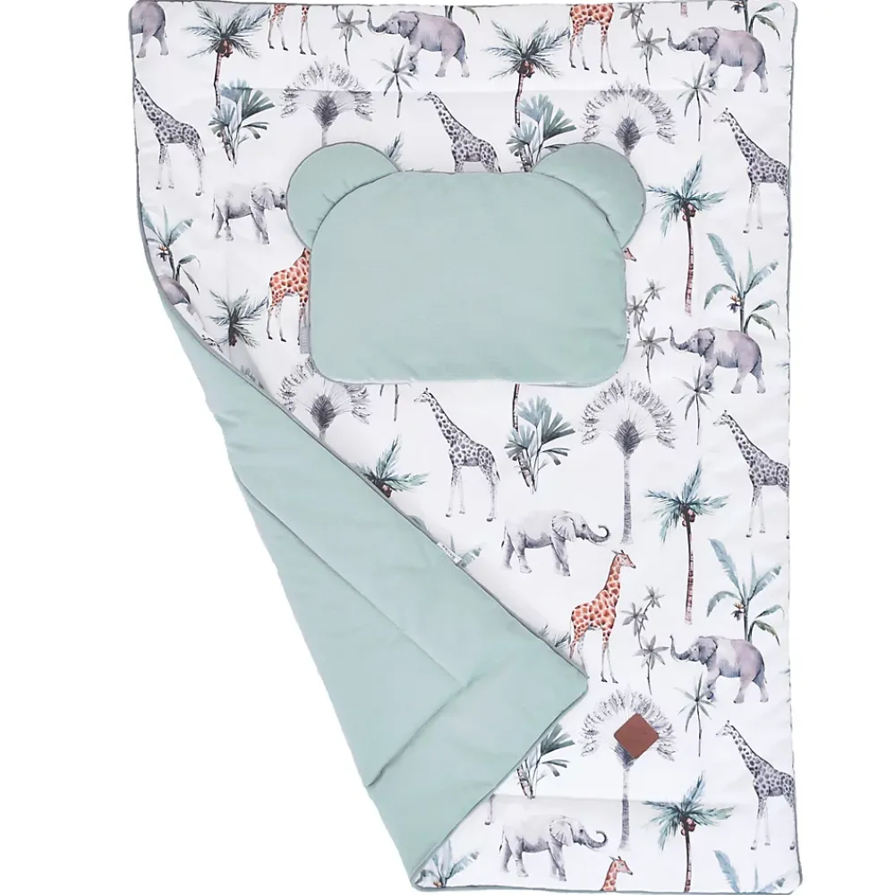 Sevira Kids Couverture plaid réversible SAFARI* Couverture