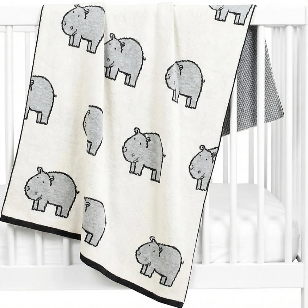 Couverture plaid en coton bio HIPPO>Sevira Kids Best
