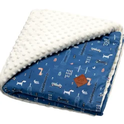 Couverture réversible en minky New York>Sevira Kids Outlet
