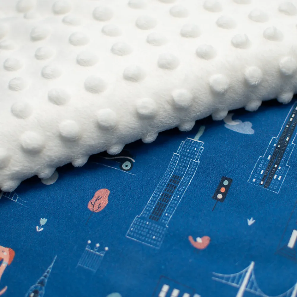 Couverture réversible en minky New York>Sevira Kids Clearance