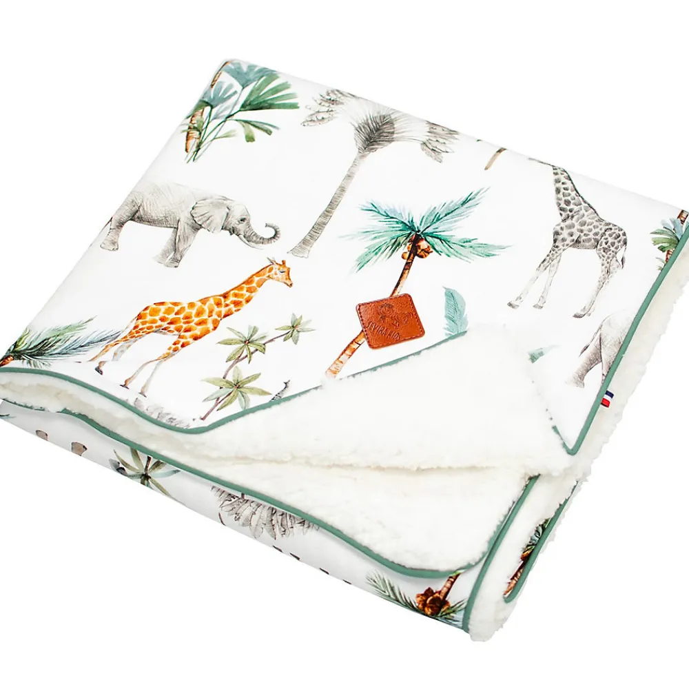 Couverture réversible en sherpa Safari>Sevira Kids Online