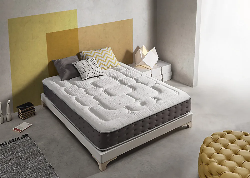 Simpur Low Cost Simpur relax matelas epaisseur 15 cm royal top visco-graphene 160x190 cm haut niveau de conductivite thermique* Matelas
