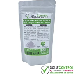 SOLU'CONTROL - 500 g de Bicarbonate de Soude Multi Usages, Maison et Jardin, 100% Naturel, Sachet Zip refermable>Tout Pour Les Nuisibles Clearance