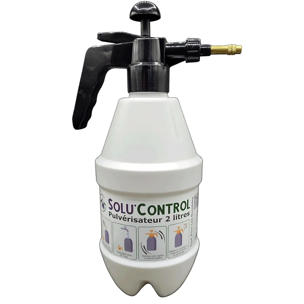 Tout Pour Les Nuisibles SOLU'CONTROL - Kit complet Savon Noir Naturel Concentré UAB 250 ml + Pulvérisateur de 2 L - Nettoyant Feuilles et Enlève Miellat* Seau, Bassine, Récipient De Ménage