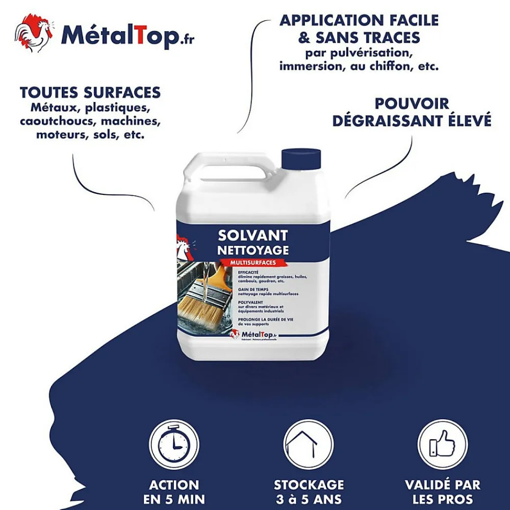 Solvant Nettoyage - 5 L - Métaltop>Metaltop Best