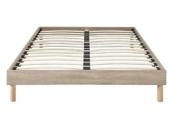 Vente-unique Sommier à lattes 160 x 200 cm - Naturel clair - MUCHIGAN de YSMÉE* Sommier