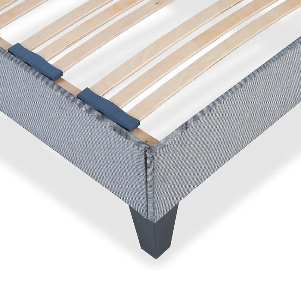 Sommier à lattes en bois Ergostar 160x200 cm Coloris Gris clair Livré en kit>Olympe Literie Discount