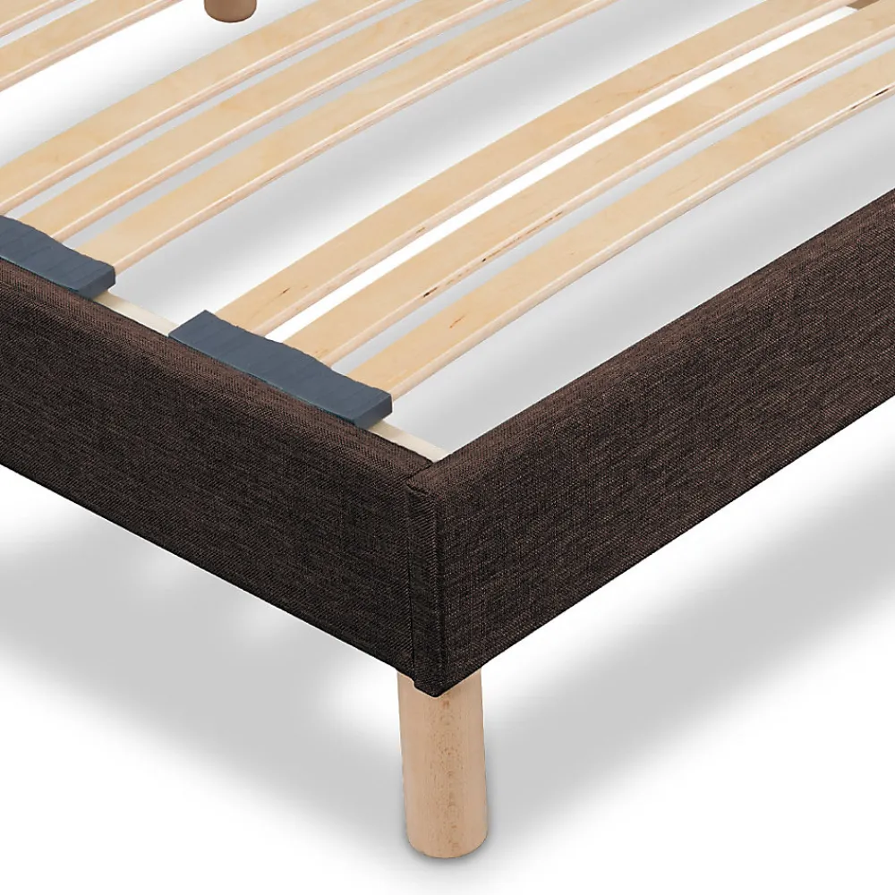 Sommier à lattes en bois Lumière 140x190 cm Coloris Marron Livré en kit>Bellecour