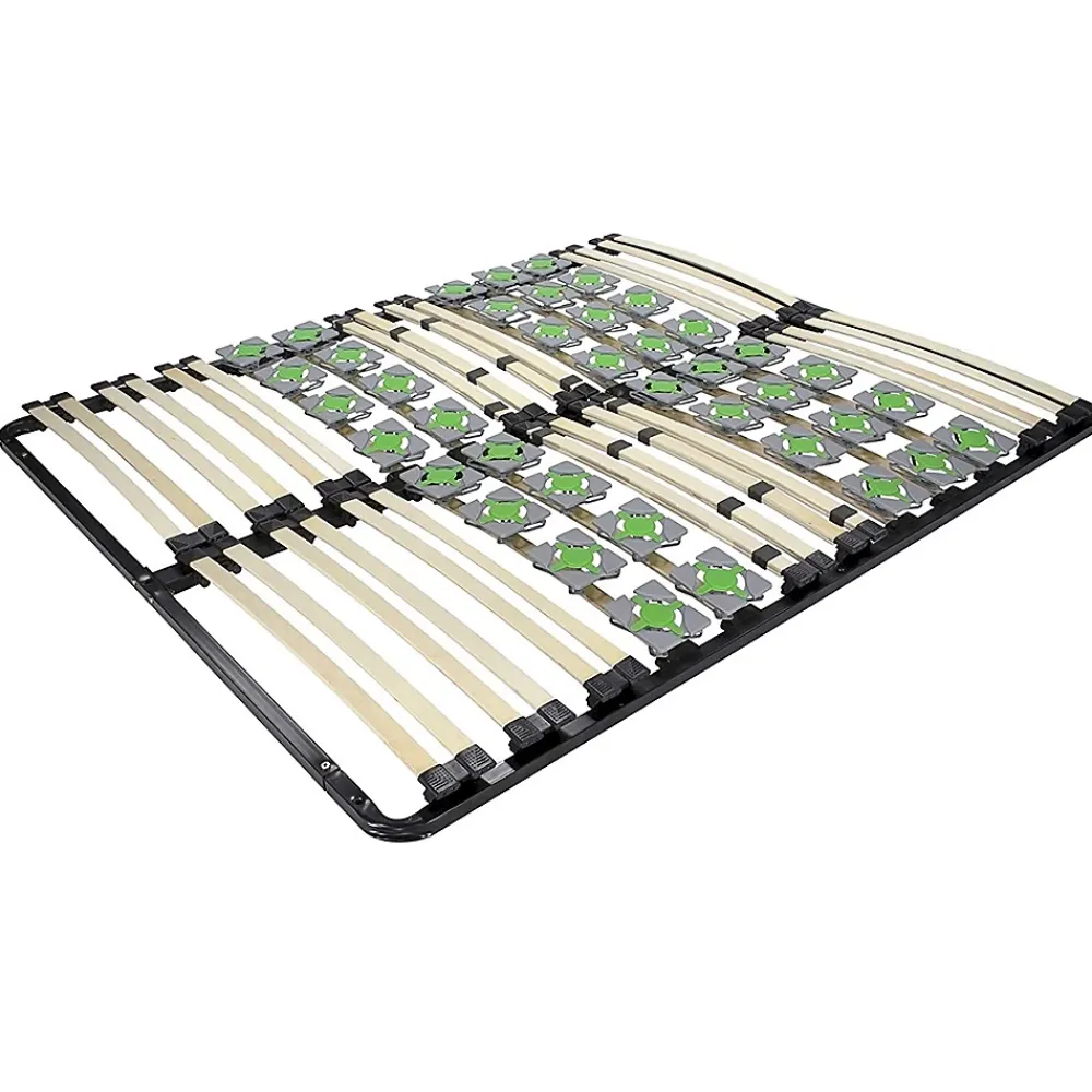 Monmobilierdesign Sommier à Lattes Ergonomique Avec Plots De Soutien 160x200 Cm* Sommier