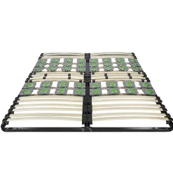 Monmobilierdesign Sommier à Lattes Ergonomique Avec Plots De Soutien 160x200 Cm* Sommier