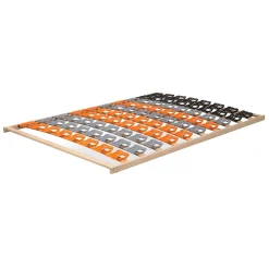 Monmobilierdesign Sommier à Lattes Ergonomique Cadre En Bois Avec Plots De Soutien 140x200 Cm* Sommier