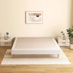 Sommier à Lattes 160x200 cm, 9 pieds, 2x14 lattes><noscript><img width=