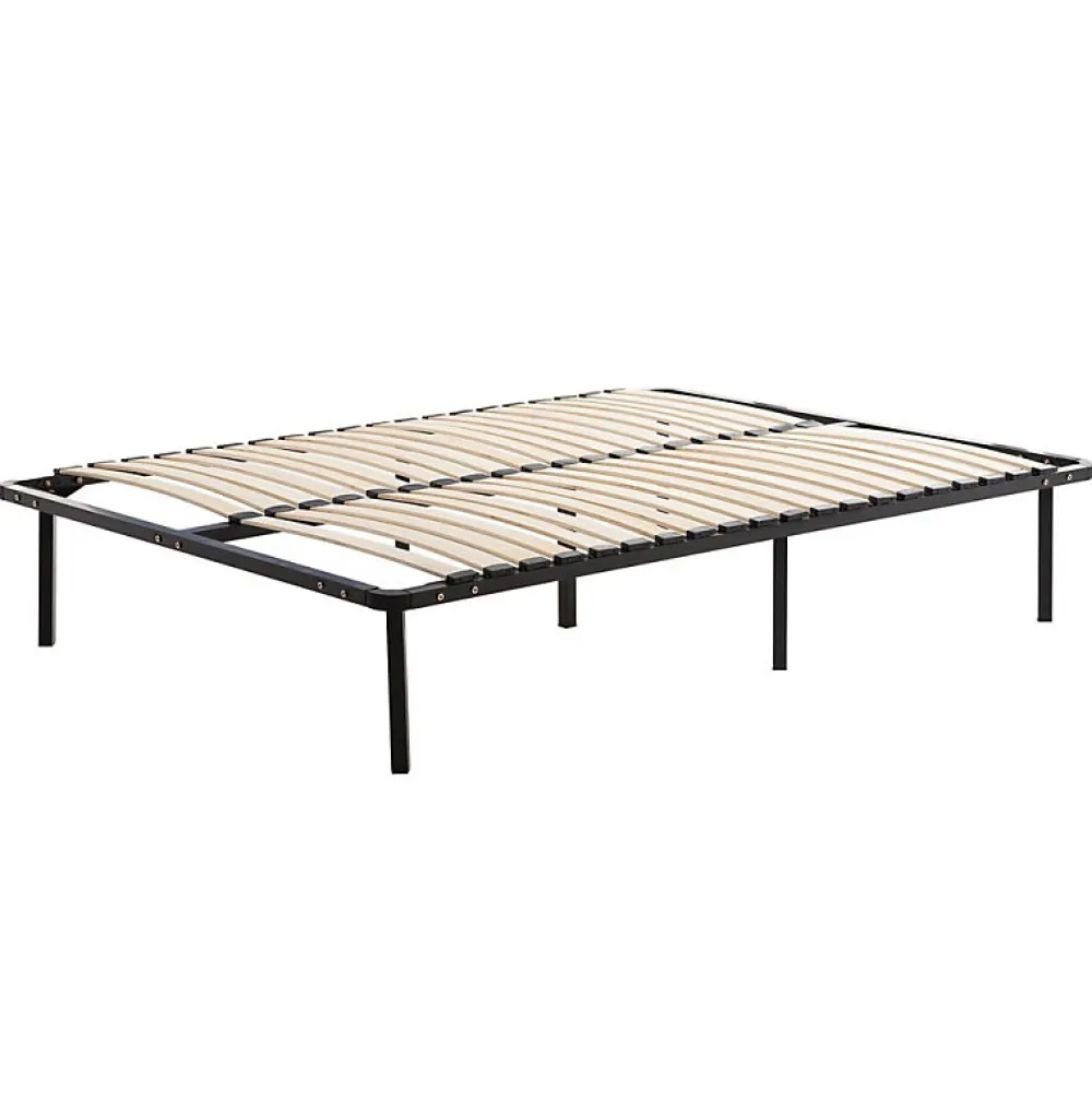 Kosmi Sommier à Lattes 160x200 cm sur Pieds pour lit 2 Places 7 Pieds 40 Lattes en Bois multiplis sommier en kit à Monter (160x200)* Sommier
