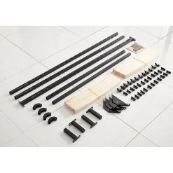 Kosmi Sommier à lattes 140x190 cm sur pieds pour lit 2 places* Sommier