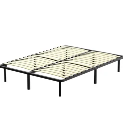 Sommier à lattes 140x190 cm, 2x16 rangs, incl. 9 repose-pieds>Teeno Discount