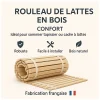 By Sommiflex. SOMMIER à LATTES 140x200 ou 140x190 SOMMIER à LATTES sur ROULEAU LATTES pour L* Sommier