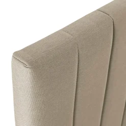 Sommier + tête de lit Eris 160x200 cm Beige><noscript><img width=