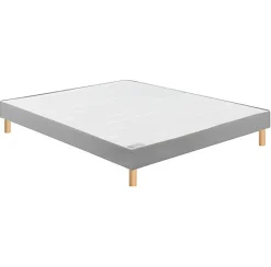 Sommier CONFORT FERME VIGOROSO DECO 80x200 Trame gris clair Lattes><noscript><img width=