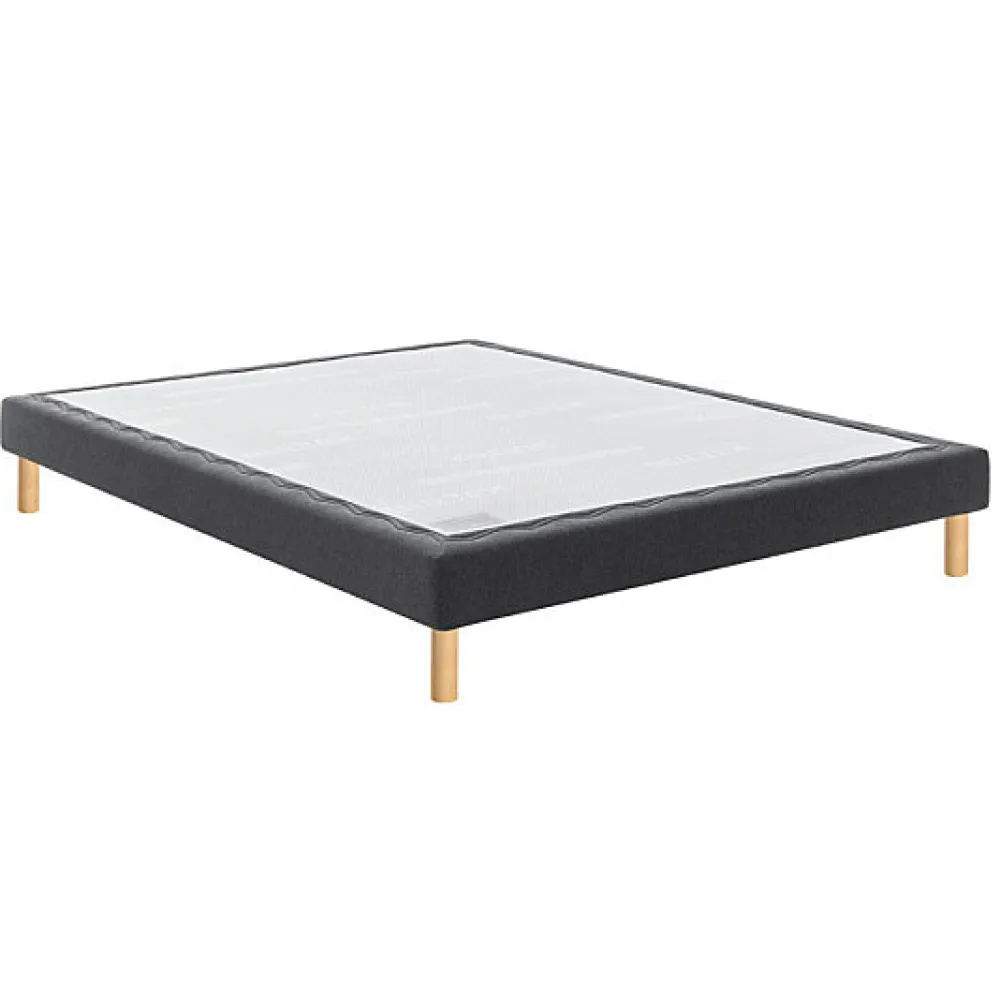 Sommier CONFORT MEDIUM MEDIANO 80x200 Jersey Gris foncé Lattes>Bultex Hot
