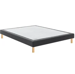 Bultex Sommier CONFORT MEDIUM MEDIANO 90x200 Trame gris clair Lattes* Sommier