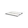 Vente-unique Sommier cadre à lattes 120 x 190 cm - 2x19 lattes - Sans pieds - Noir - KALISTA de YSMÉE* Sommier