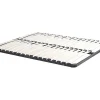 Vente-unique Sommier cadre à lattes 140 x 200 cm - 2x19 lattes - Sans pieds - Noir - KALISTA de YSMÉE* Sommier