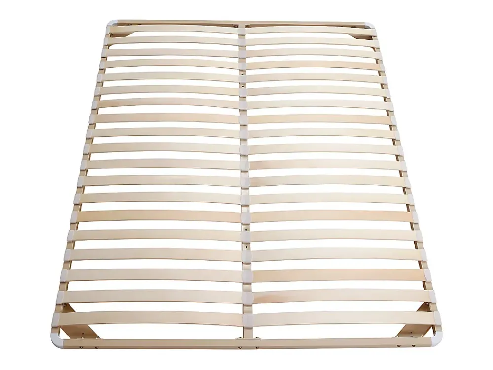 Vente-unique Sommier cadre à lattes 160 x 200 cm - 2x19 lattes - Sans pieds - Beige - KALISTA de YSMÉE* Sommier