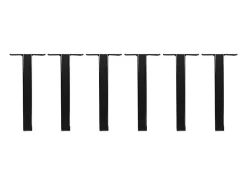 Sommier cadre à lattes 160 x 200 cm - 2 x 15 lattes - 3 zones soutien lombaire renforcé - Avec pied - Noir - CERRISI de YSMÉE><noscript><img width=
