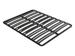 Sommier cadre à lattes 140 x 190 cm - 2 x 15 lattes - 3 zones soutien lombaire renforcé - Sans pied - Noir - CERRISI de YSMÉE>Vente-unique New