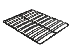 Sommier cadre à lattes 140 x 190 cm - 2 x 15 lattes - 3 zones soutien lombaire renforcé - Sans pied - Noir - CERRISI de YSMÉE><noscript><img width=