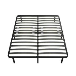 Sommier cadre à lattes 140x190 cm, 2x14 rangs><noscript><img width=