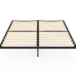 Sommier cadre métal à lattes fixe 140 x 190 cm><noscript><img width=